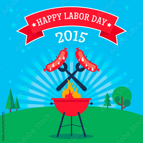 Labor Day invitation