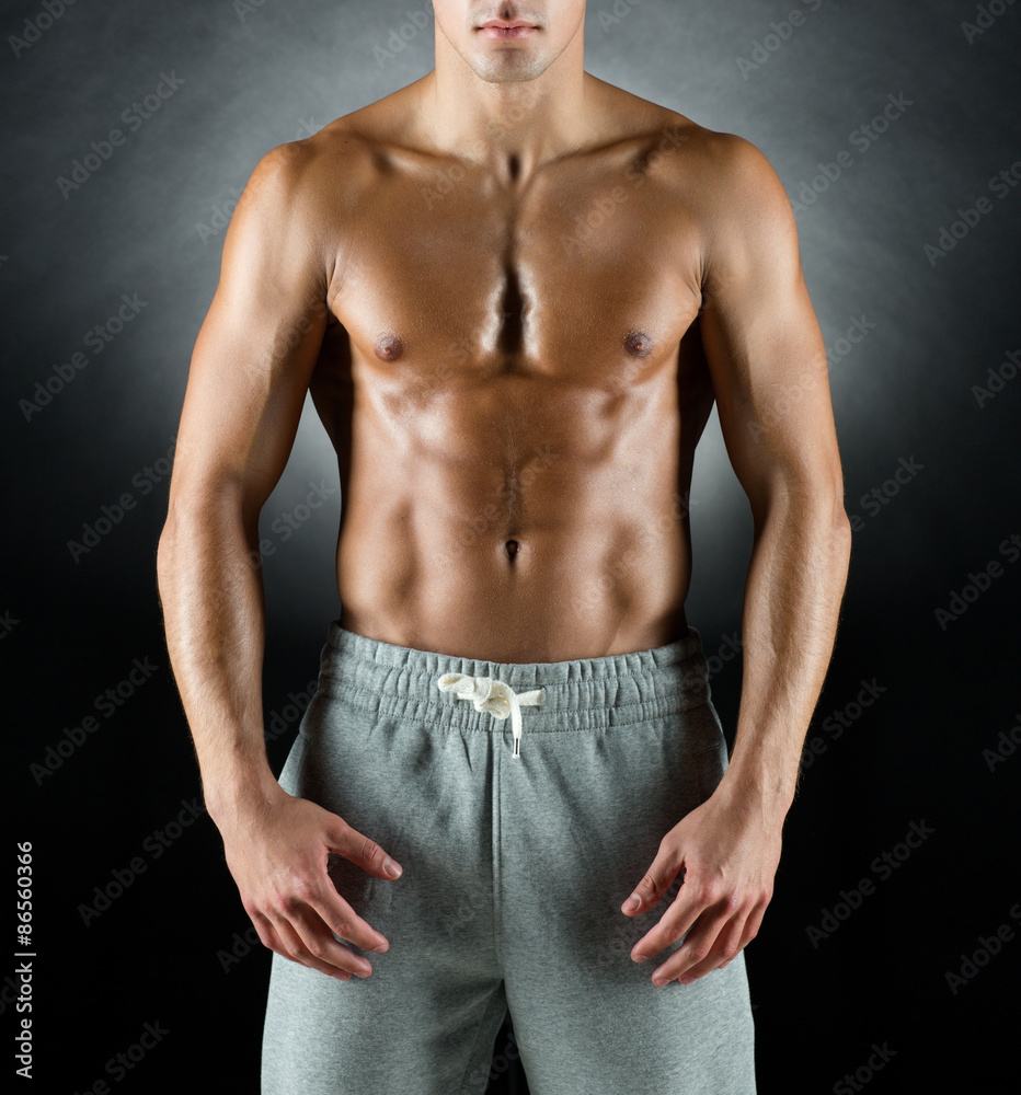 Fototapeta premium young male bodybuilder
