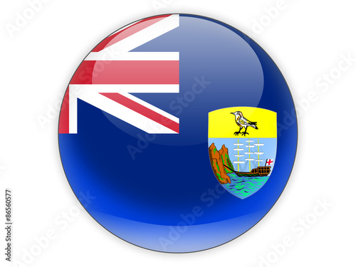 Free Download Round icon with flag of saint helena - GFXLoad