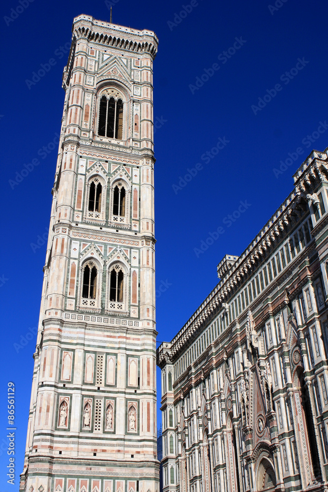 Cathedral of Santa Maria del Fiore, Giotto's bell tower, Florence, Italy