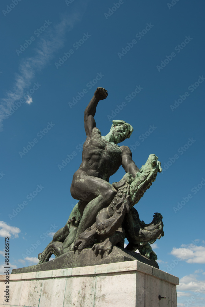 liberty statue of Budapest