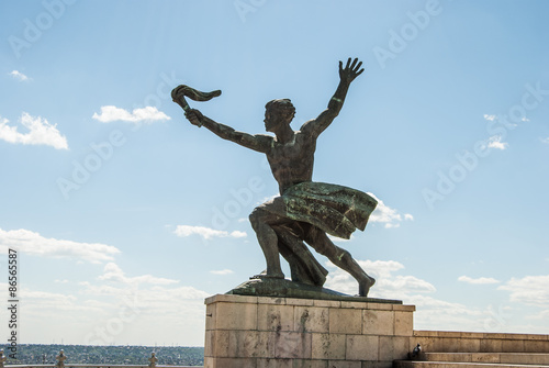 liberty statue of Budapest