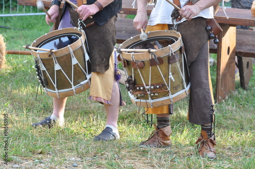 Trommler auf Mittelalterfest photo