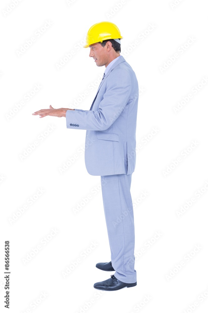 businessman with helmet businessman with helmet
