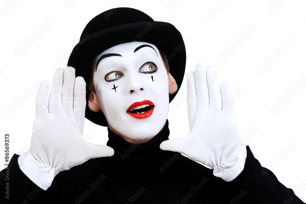 Fototapeta premium clown mime