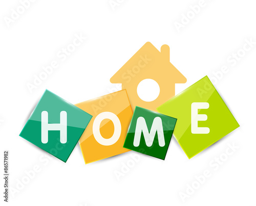 Home geometric banner design