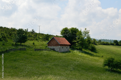 Mountain village house
