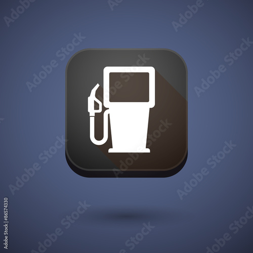 App button with a gas station