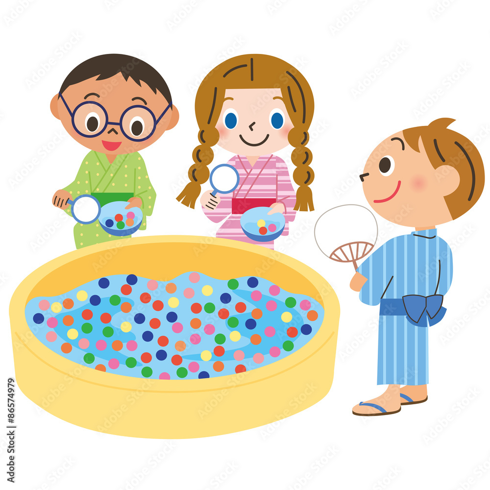 スーパーボールすくい Stock ベクター Adobe Stock