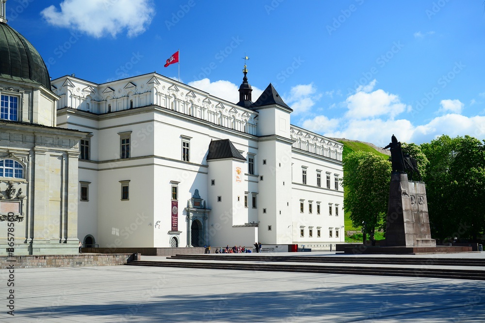 Palace of the Grand Dukes of Lithuania in Vilnius city