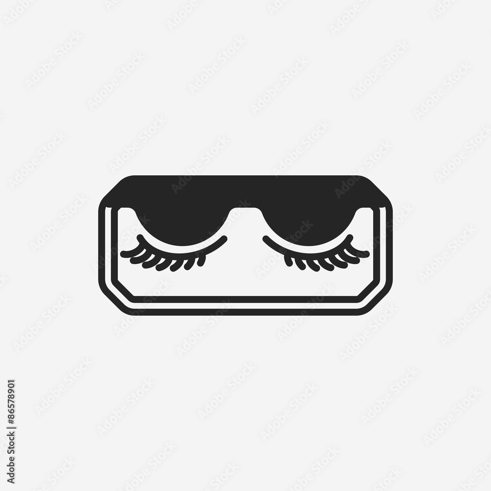 Obraz premium eyelashes icon
