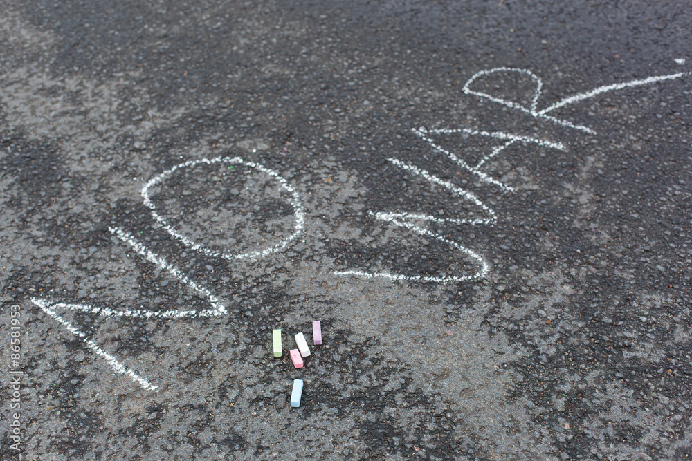 Obraz premium Child's wish - NO WAR