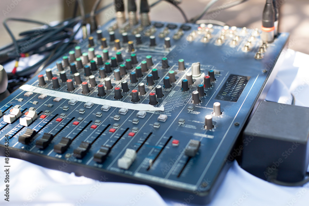 Professional sound mixer