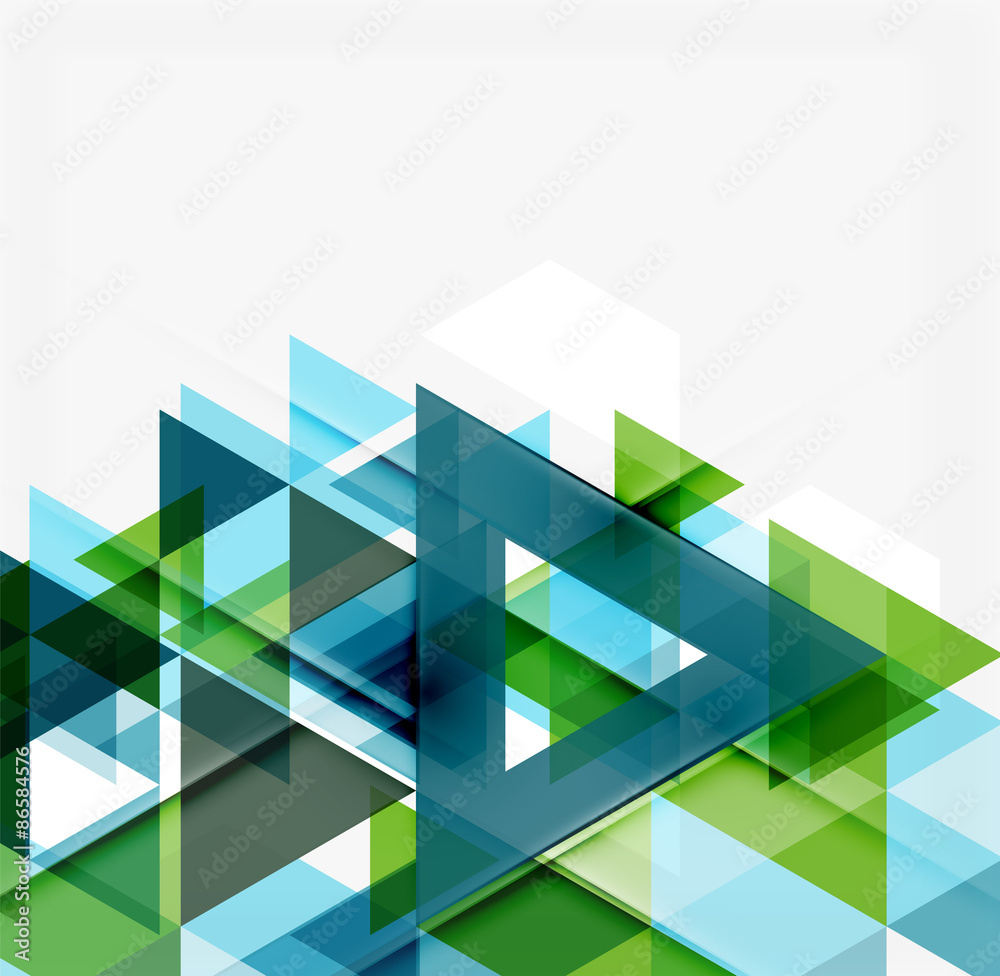 Abstract geometric background. Modern overlapping triangles Abstract geometric background. Modern overlapping triangles