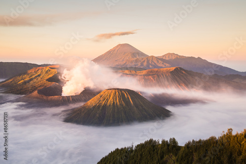 Bromo volcano,Tengger Semeru National Park, East Java, Indonesia photo