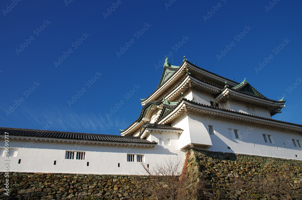 晴天の和歌山城 晴天の和歌山城