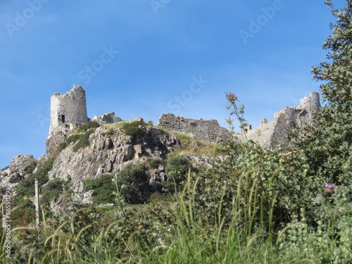 Grèce - Ile de Rhodes - Asklipios - Vestiges du château photo