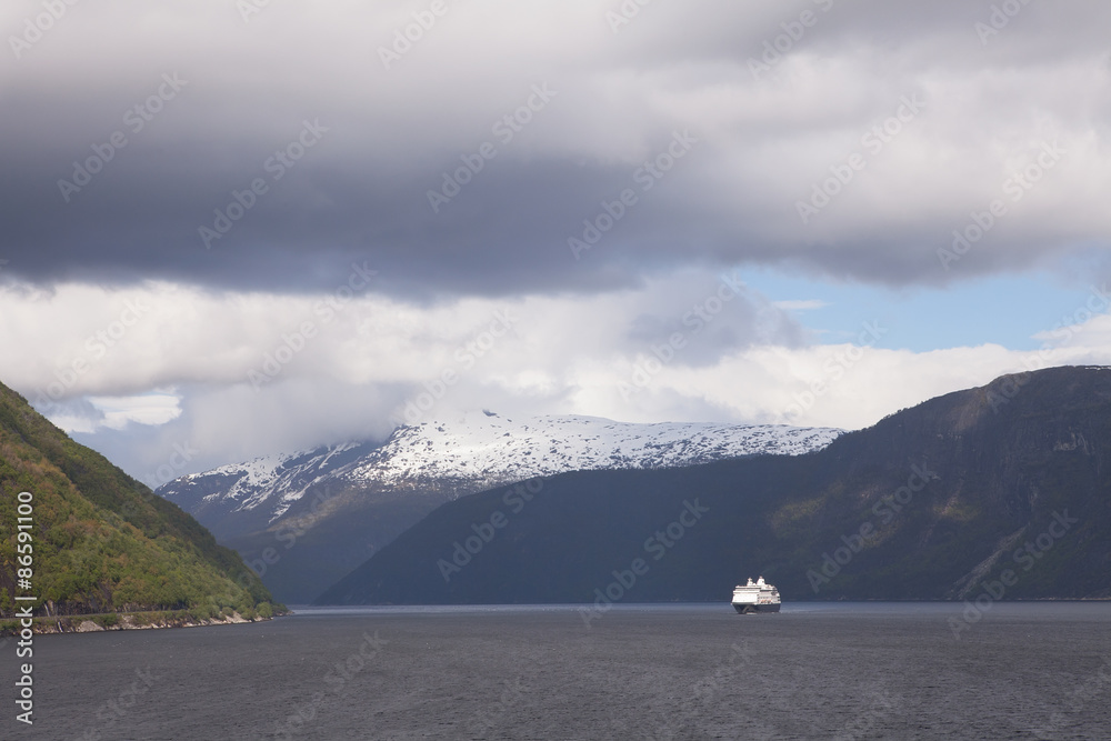 Cruising the Sognefjord, Norway
