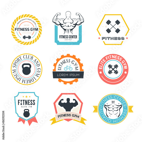 Fitness and Sport Gym Logos