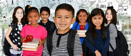 Young Children At School