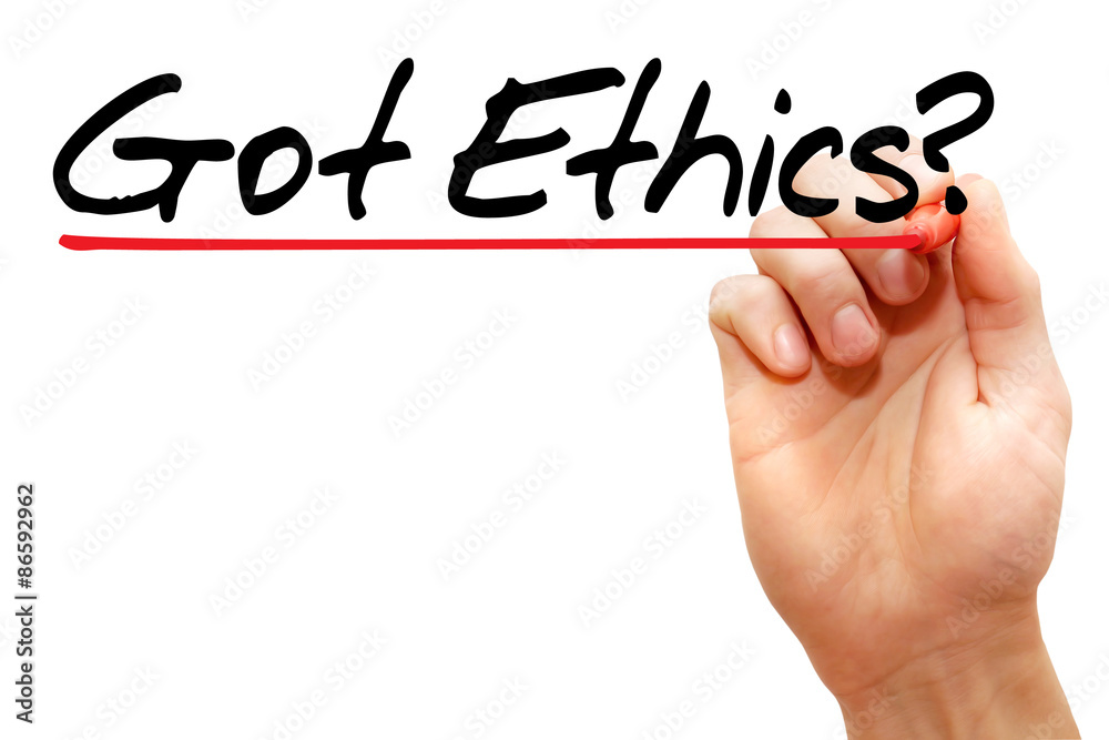 Hand writing Got Ethics? with marker, business concept Hand writing Got Ethics? with marker, business concept