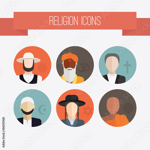 Religion People Icons