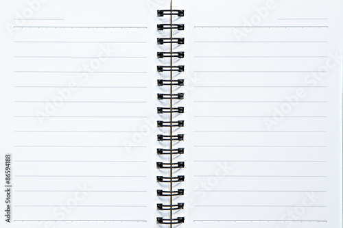 Page of notebook