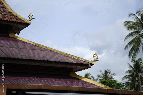 Roof detail of Masjid Kariah Dato' Undang Kamat photo