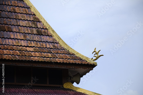Roof detail of Masjid Kariah Dato' Undang Kamat photo