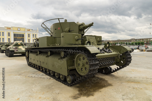 советский танк времен второй мировой войны, Екатеринбург, Россия