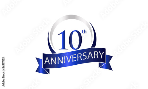 ring ribbon anniversary logo