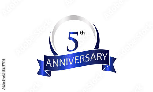 ring ribbon anniversary logo