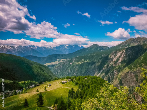 Paesaggio della Val d'Aosta