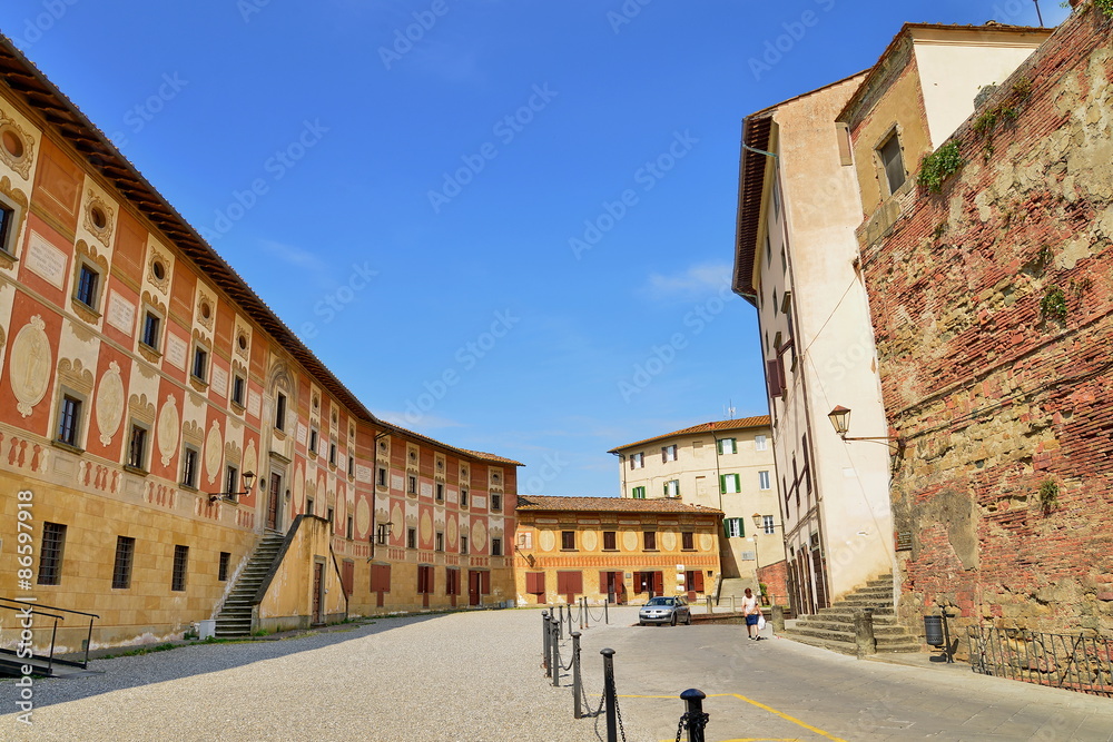 San Miniato, Toscana. Palazzi, piazze e monumenti