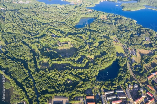 Aerial view of stronghold photo