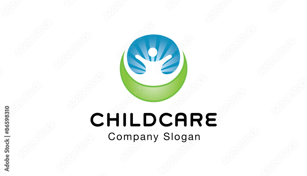 Child Care Logo template