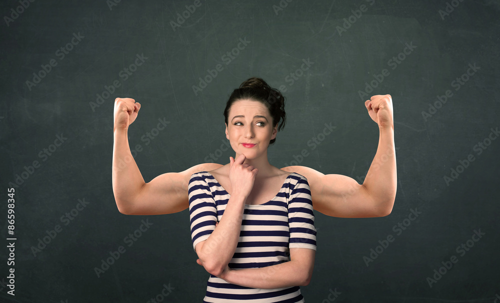 strong and muscled arms concept strong and muscled arms concept