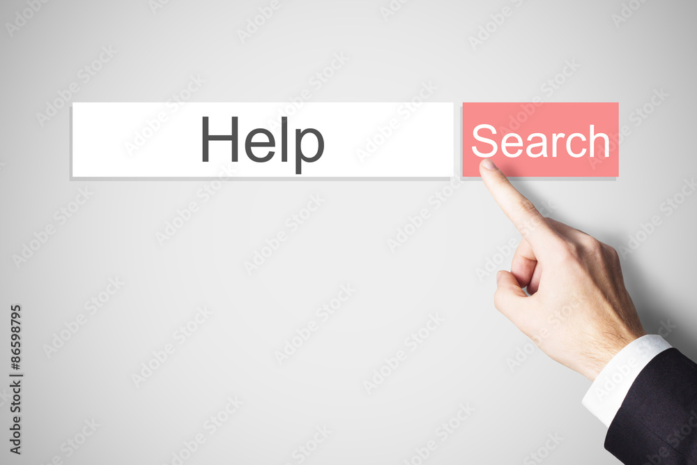 finger pushing red web search button help finger pushing red web search button help