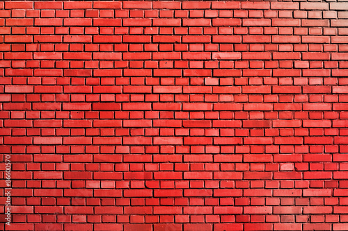 red weathered brick wall background