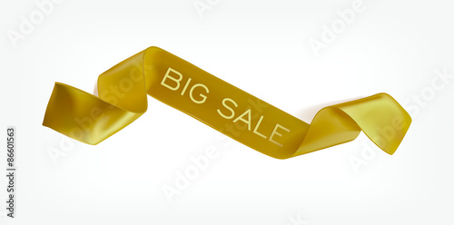 BIG SALE gold ribbon 