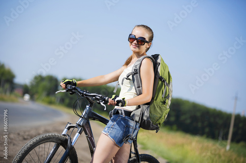 Summer bike walk