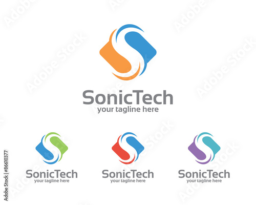 Business corporate letter S logo design vector. Simple and clean flat design of letter S logo vector template.