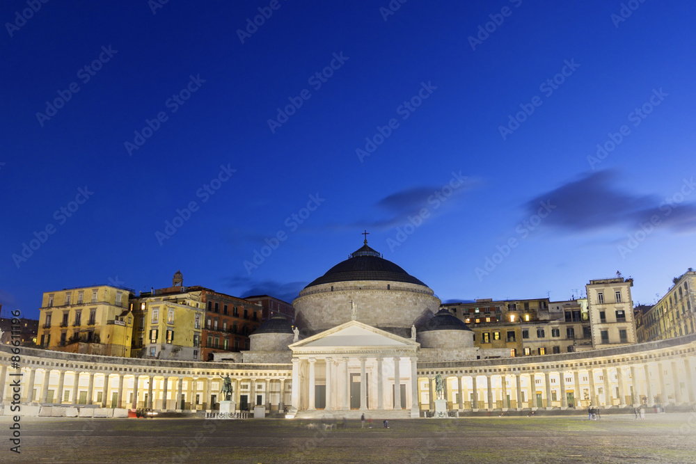Basilica Reale San Francesco di Paola in Naples, Italy