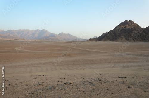 Desert in Africa. ATV safaris. Excursions in Egypt