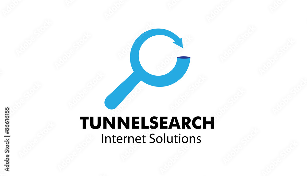 Tunnel Search Logo template Tunnel Search Logo template