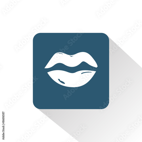 Woman mouth icon
