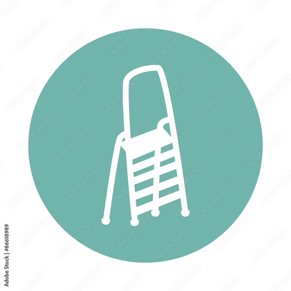 Construction staircase icon Construction staircase icon