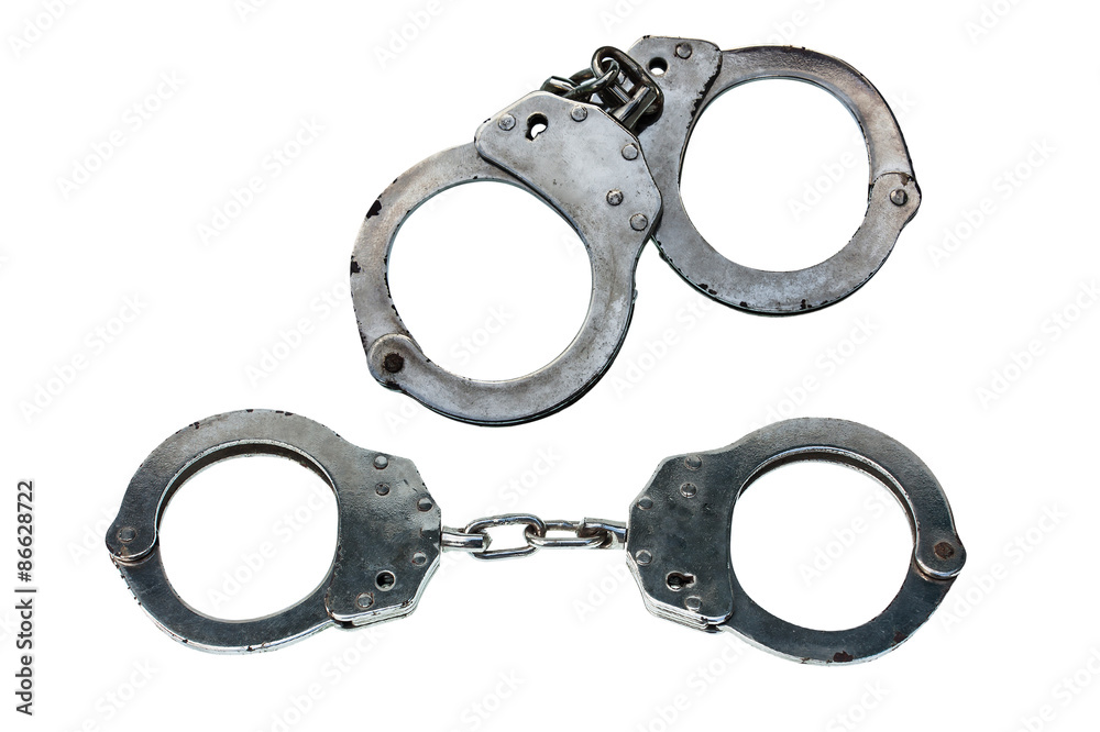 shackle on isolate white background shackle on isolate white background