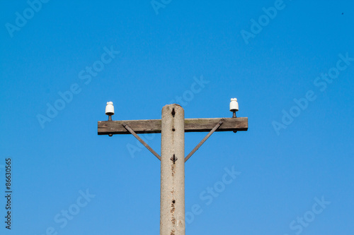 stone post on the roadside