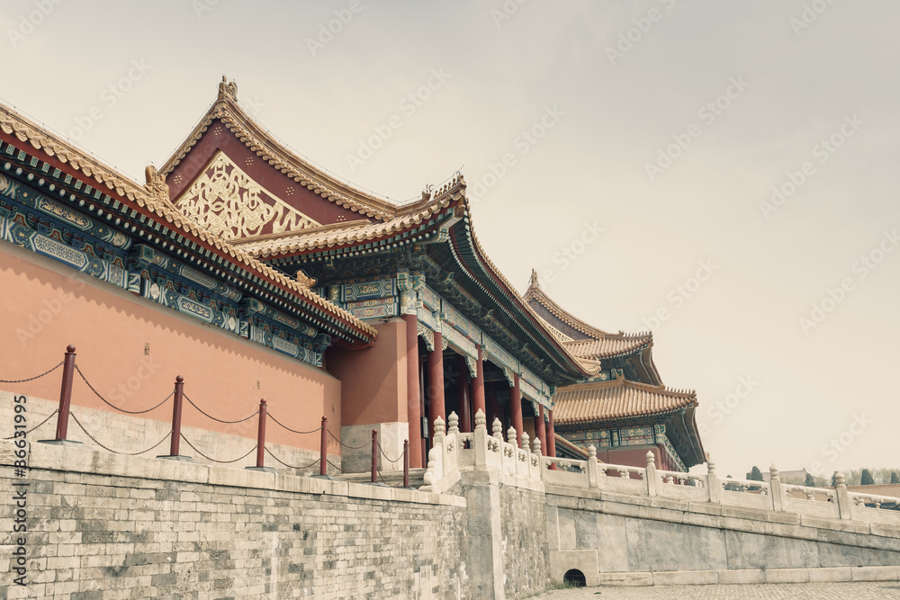 Fototapeta premium forbidden city in beijing,China